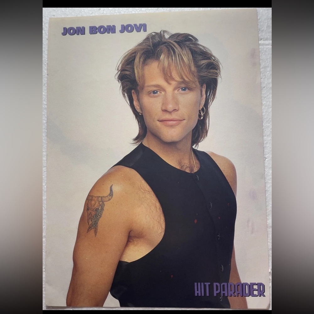Jon Bon Jovi Hit Parader Pinup